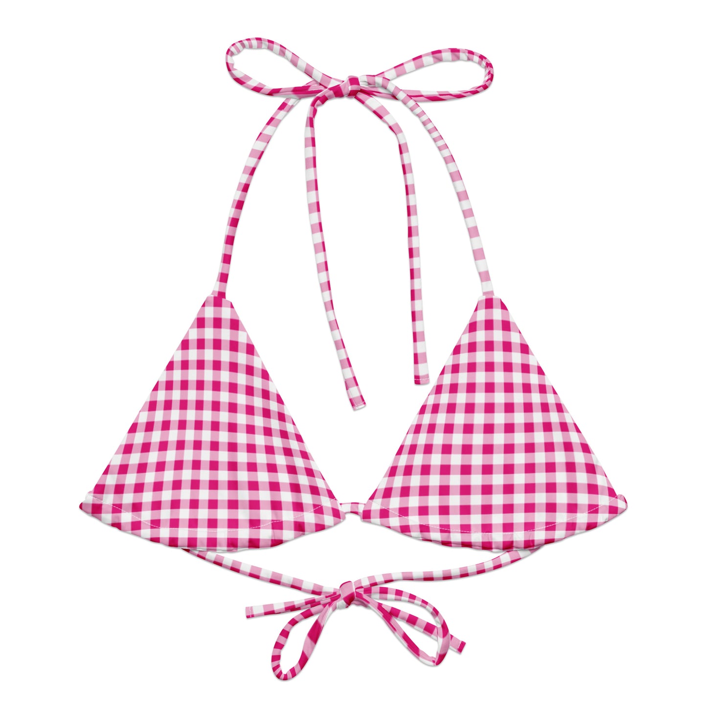 Pink Picnic Bikini Top