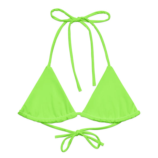 Lime Green Bikini Top