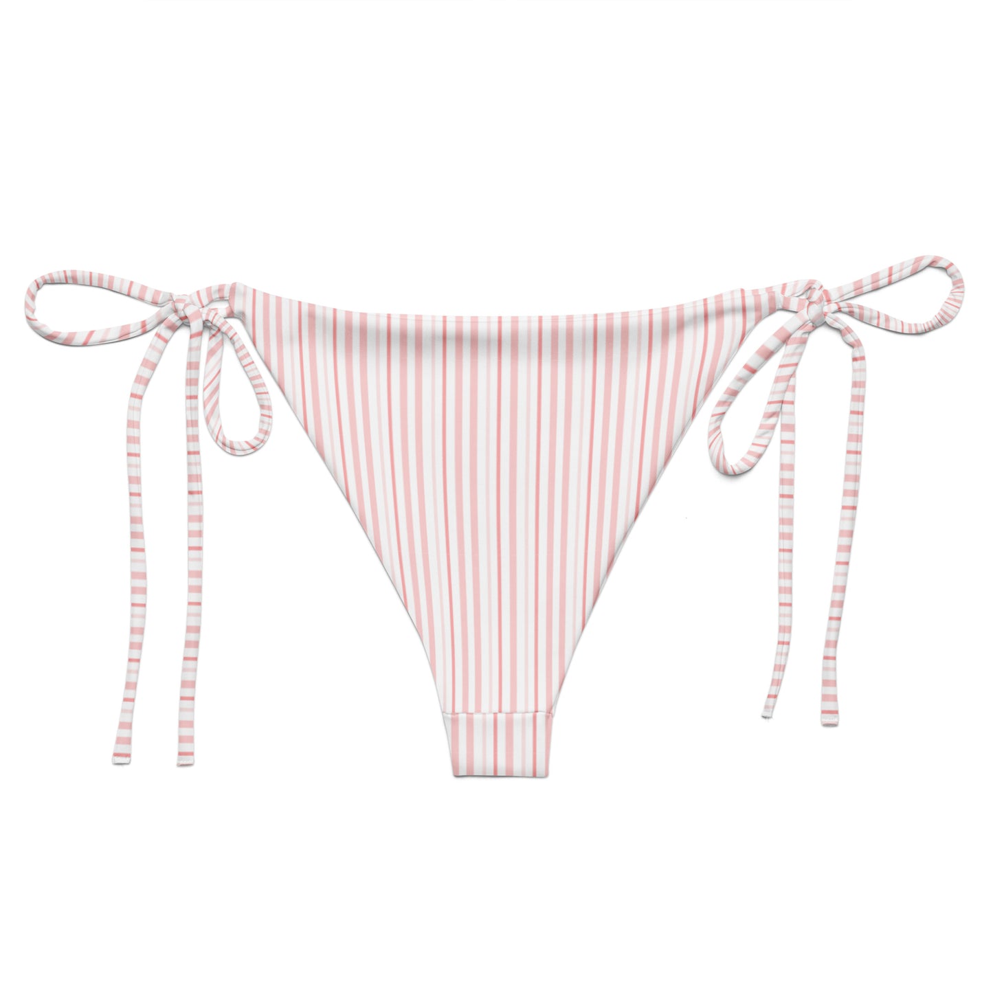 Pink Striped Bikini Bottom