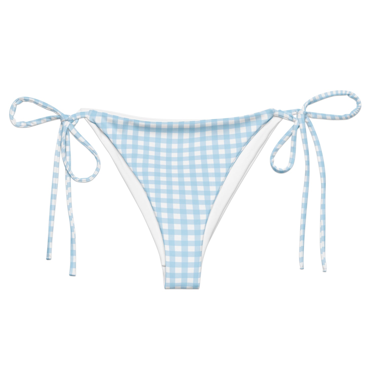 Blue Picnic Bikini Bottom