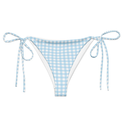 Blue Picnic Bikini Bottom