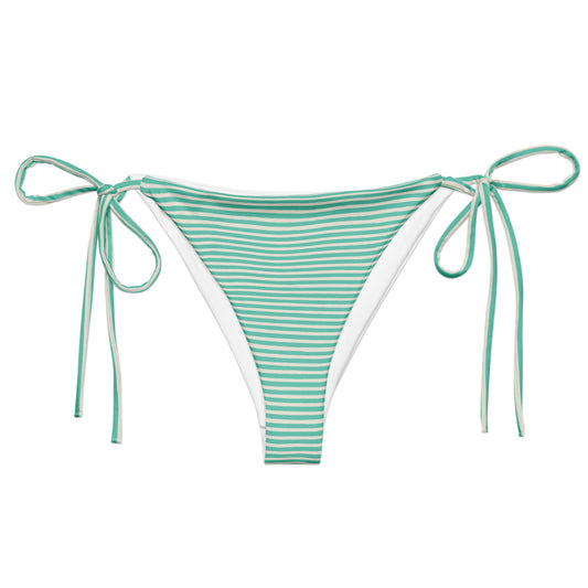 Green Striped Bikini Bottom