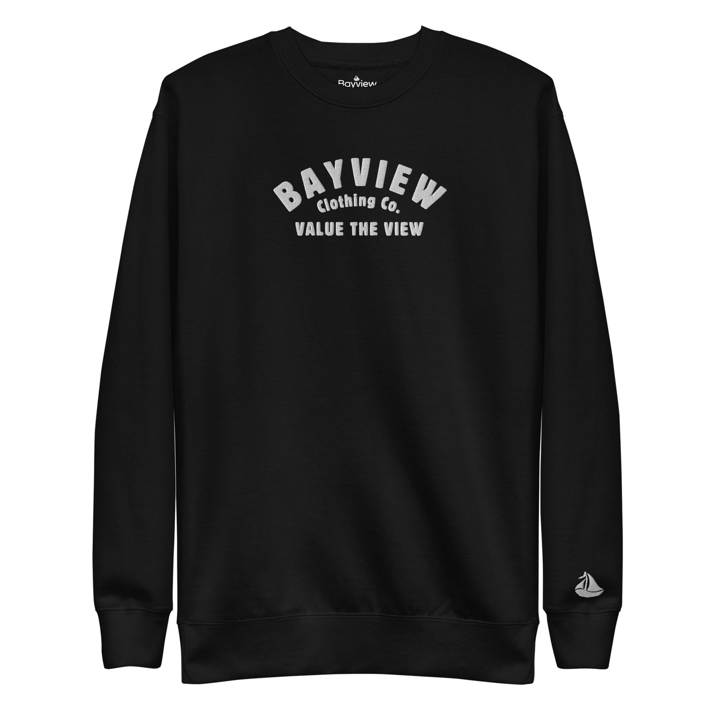 Bayview Embroidered Crewneck