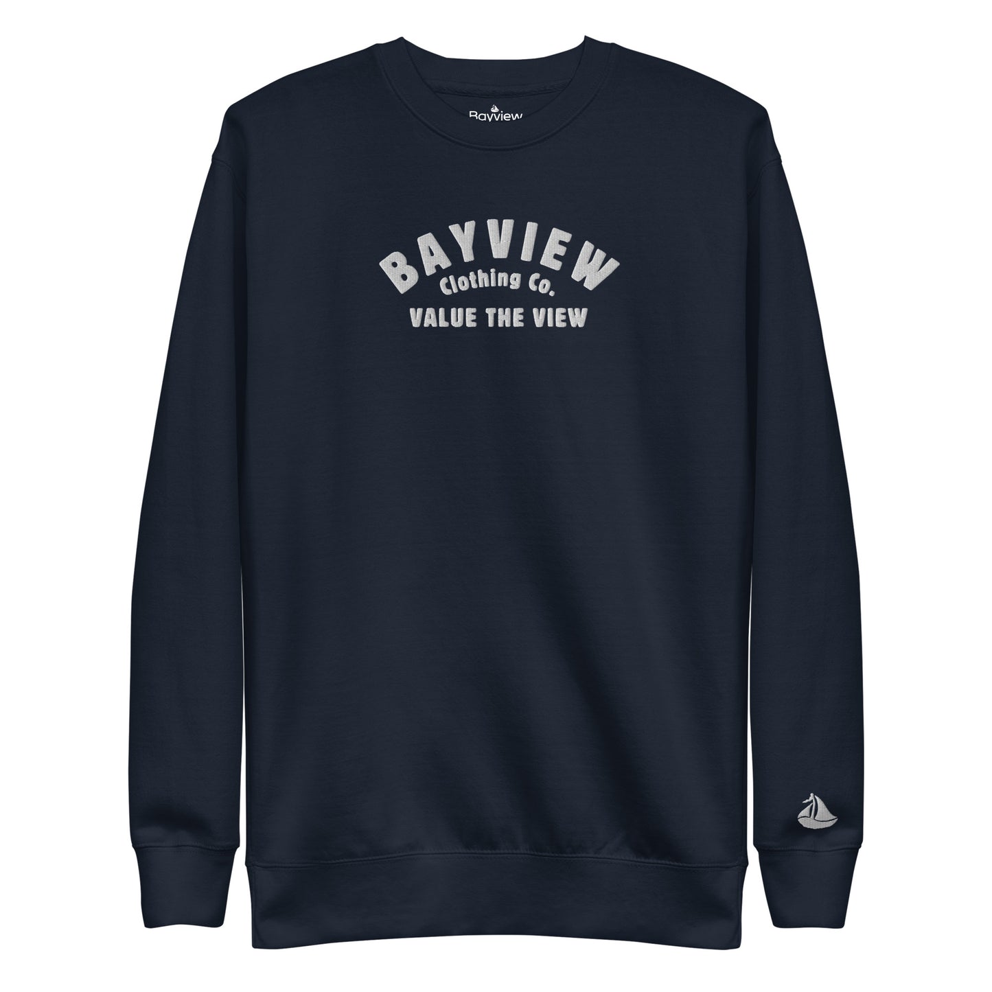 Bayview Embroidered Crewneck