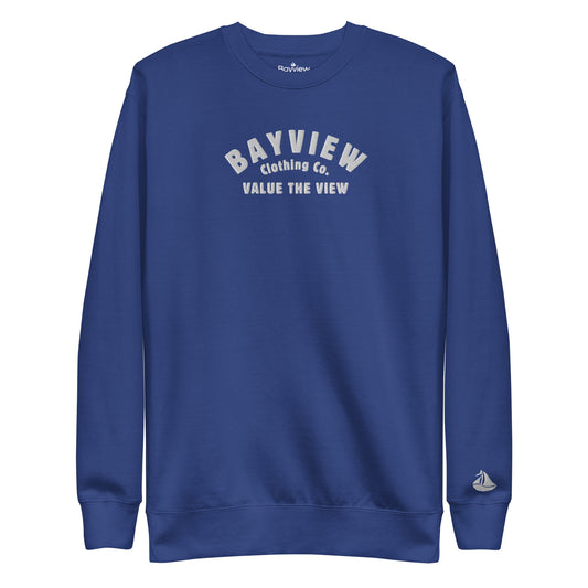 Bayview Embroidered Crewneck